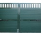 Распашные алюминиевые ворота Alutech Prestige 68мм  (ш*в) 3400*2050,RAL6005,S-Гофр купить по низкой цене в городе Анапа