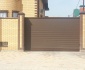 Откатные алюминиевые ворота Alutech Prestige 68мм (ш*в) 3000*2000, RAL8014,S-Гофр купить по низкой цене в городе Анапа